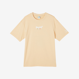 彪马正品 圆领图案运动透气休闲短袖 SWXP PACK男士 DREAM Puma