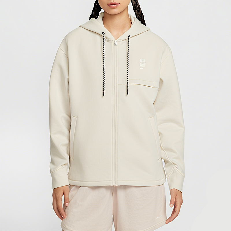 Nike/耐克正品2025秋季款女士针织运动休闲连帽外套IH3917-104