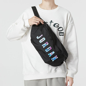 JORDAN男女简约斜挎单肩运动腰包JD2233024GS Nike 耐克正品 001