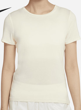Nike/耐克正品2021夏季女子运动训练休闲跑步短袖T恤 DJ8519-110