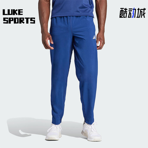 Adidas/阿迪达斯正品春秋男士运动复古经典透气亲肤长裤IU4606