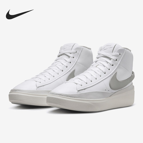 Nike/耐克正品Blazer男士系带高帮耐磨厚底休闲板鞋DX5800-101