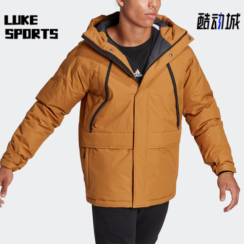 阿迪达斯男士复古保暖羽绒服