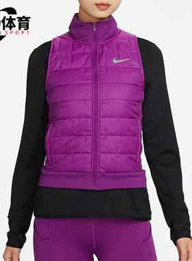 Nike/耐克正品THERMA-FIT女士跑步训练经典保暖棉马甲DD6085-503