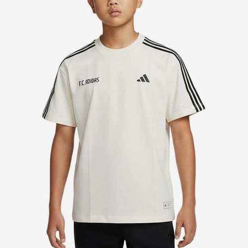 Adidas/阿迪达斯正品男童运动休闲舒适透气短袖圆领T恤LD3861