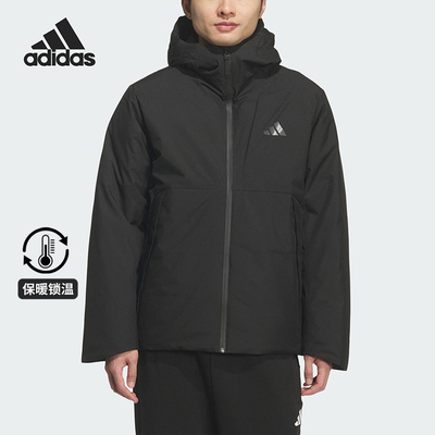 Adidas/阿迪达斯正品冬季男士新款连帽保暖运动羽绒服外套KQ5505