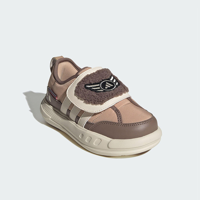 Adidas/阿迪达斯正品PUFFY SKIPPER小童低帮运动耐磨休闲鞋KJ3898