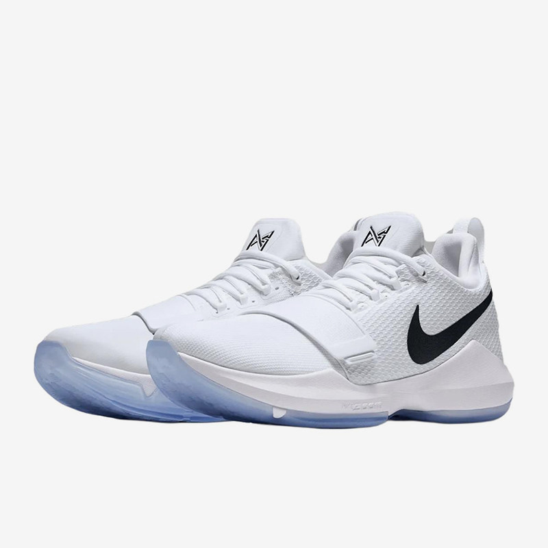 Nike/耐克正品PG1新款男白黑色贴合简约经典网布篮球鞋IV2869-100
