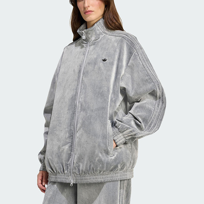 Adidas/阿迪达斯正品三叶草女士耐穿运动立领宽松休闲外套JW7330