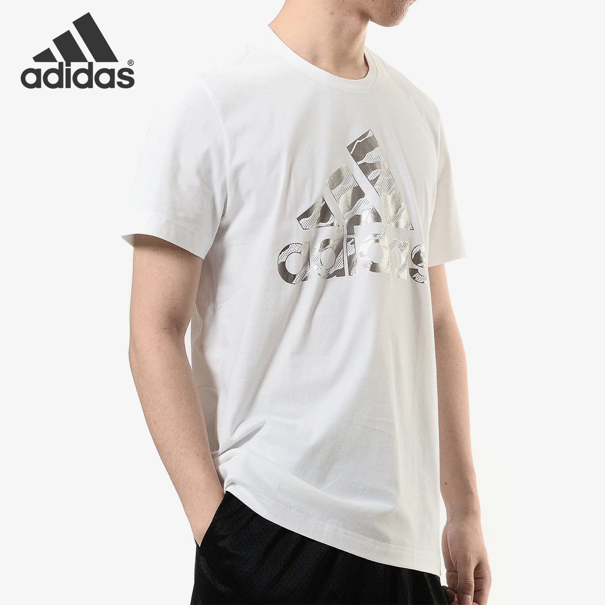 Adidas/阿迪达斯正品 当季新款 男子运动型格短袖T恤 DI0302