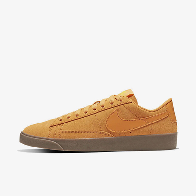 Nike/耐克正品Blazer新款女棕色软底简约经典复古板鞋AV9373-800