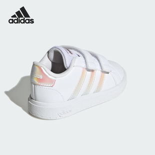 休闲板鞋 Adidas 婴童魔术贴运动经典 新款 GY2328 阿迪达斯正品