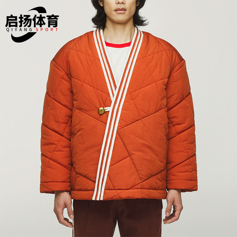 Adidas/阿迪达斯正品三叶草男女复古新中式保暖运动棉服KD4030