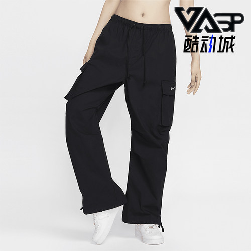 耐克女士中腰时尚工装长裤