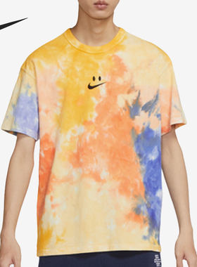 Nike/耐克正品 SMILEY SWSH 男女舒适圆领短袖T恤 DX7849-819