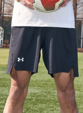 UA/安德玛正品运动男士经典印花宽松休闲松紧短裤22500208-001