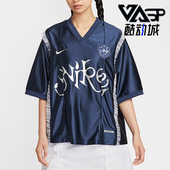 II1939 Nike 410 女士针织复古休闲蕾丝装 饰宽松短袖 耐克正品 夏季