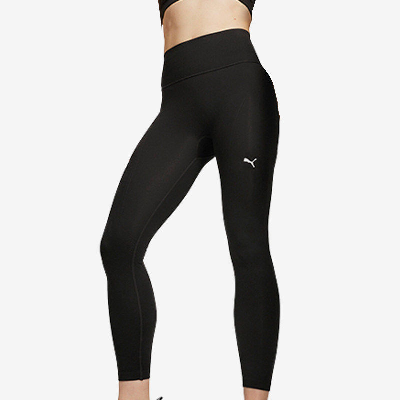 Puma/彪马正品2024新款女士经典简约高腰针织训练运动紧身裤