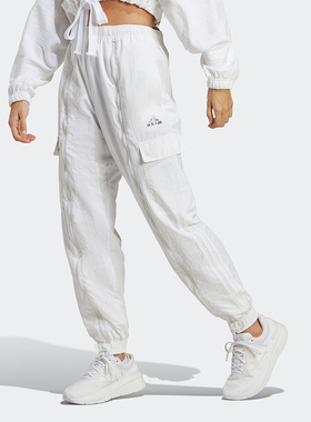Adidas/阿迪达斯正品新款女子休闲运动梭织长工装长裤IC6657