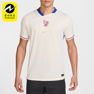 Nike/耐克正品 Dri-FIT男士图案足球训练经典运动短袖FZ9023-110