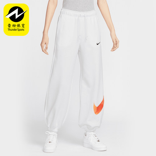 Nike/耐克正品Sportswear女士中腰针织透气经典长裤IF0394-100