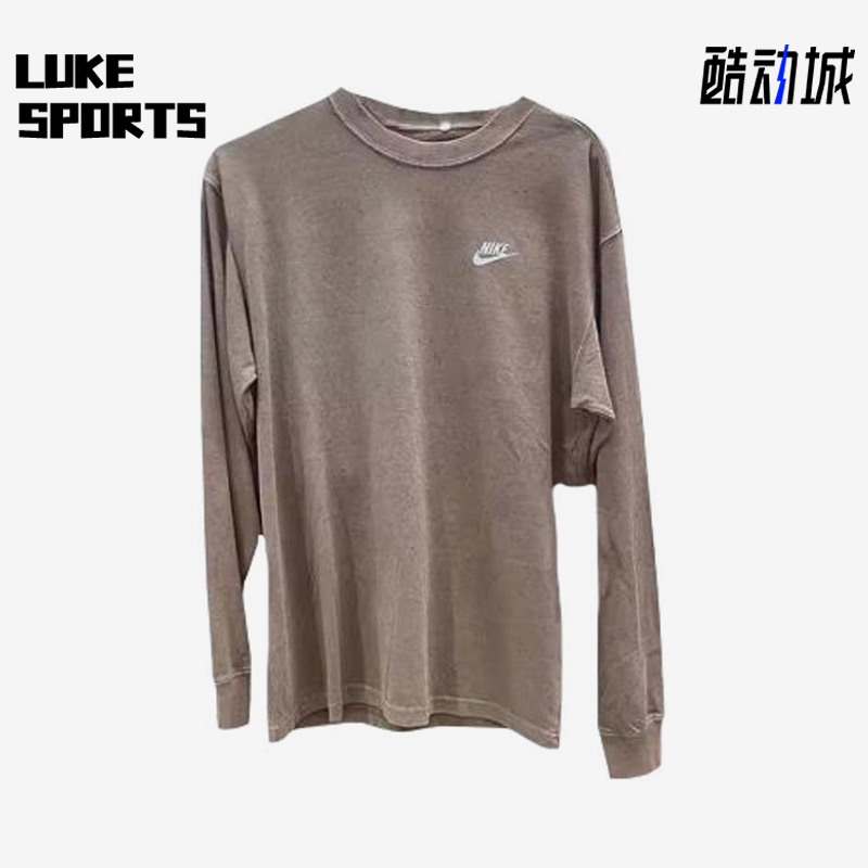 Nike/耐克正品春季款男士运动圆领透气宽松休闲长袖DX1002-040