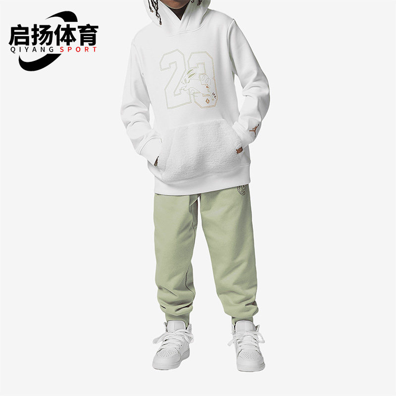 Nike/耐克正品Air Jordan小童运动连帽衫长裤套装FJ9633-343图片