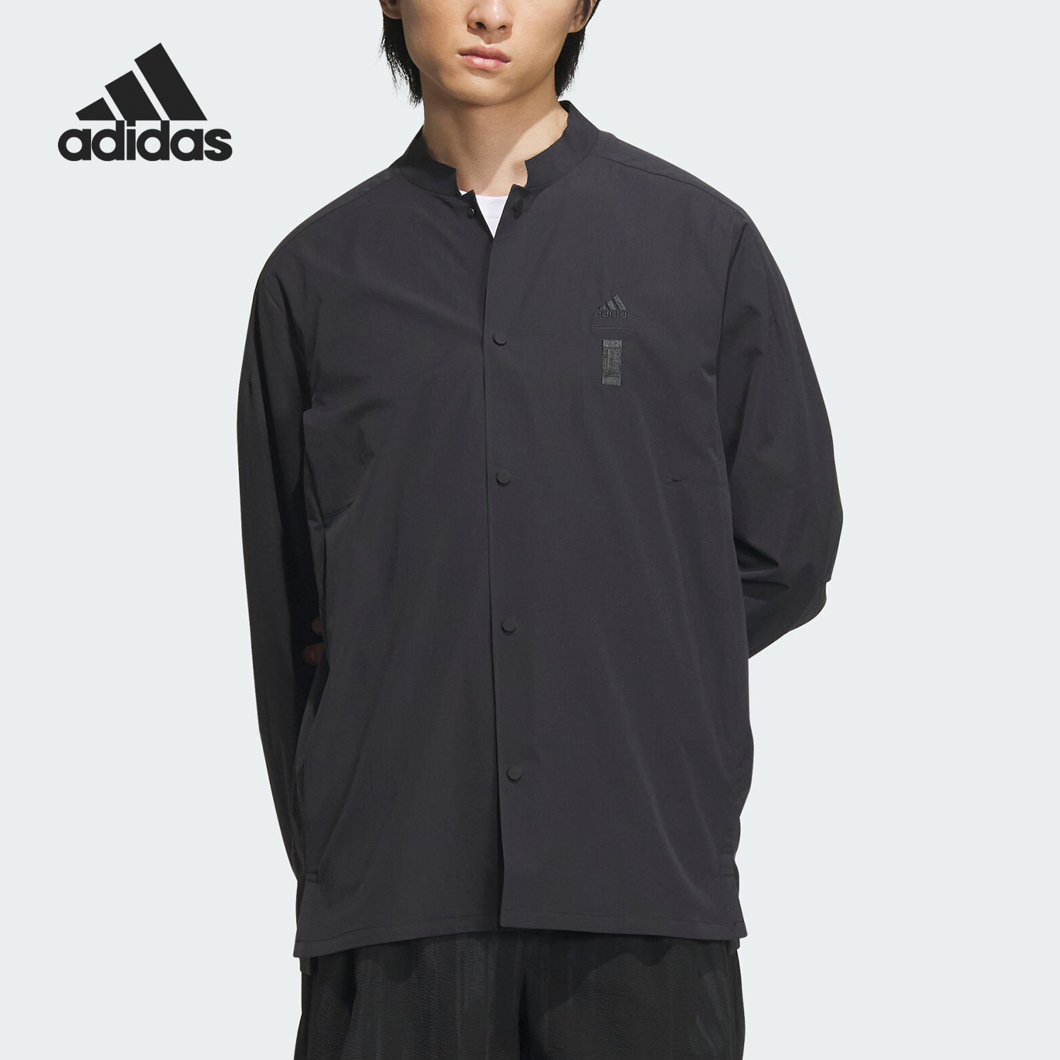 Adidas/阿迪达斯正品武极系列男士运动休闲长袖衬衫IW1510
