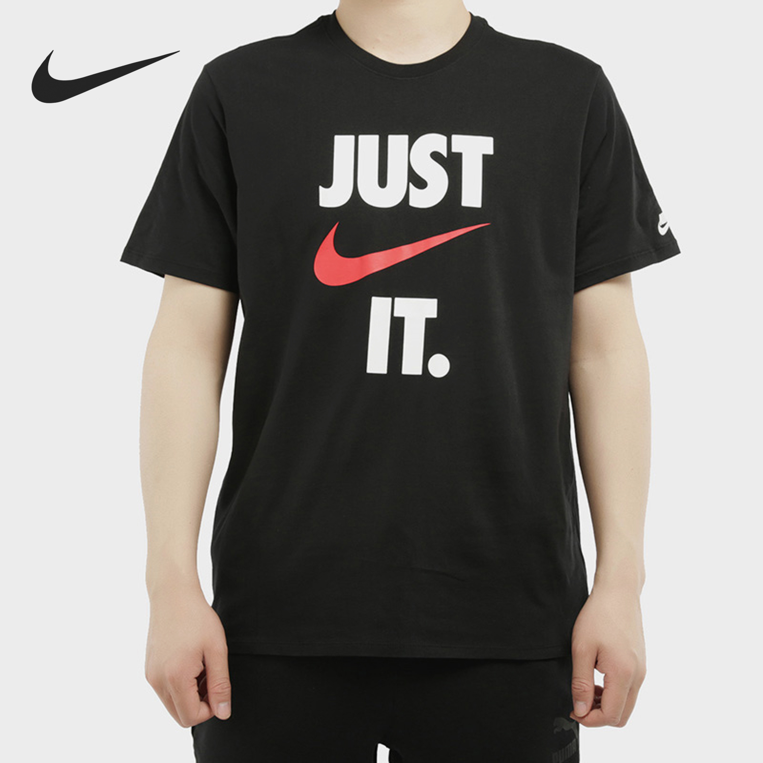 Nike/耐克正品夏季男士针织透气休闲宽松运动T恤AQ5195-010