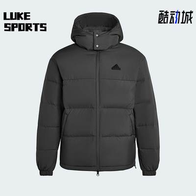 Adidas/阿迪达斯正品2025男女日常保暖运动连帽耐穿羽绒服KF1784