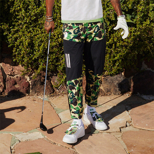 PANTS BAPE 联名款 IQ3681 Adidas 男女运动裤 阿迪达斯正品