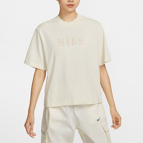 Nike/耐克正品Sportswear女士简约柔软宽松经典短袖T恤II0446-047