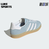 Adidas JQ7009 透气轻便低帮板鞋 阿迪达斯正品 三叶草女士系带经典