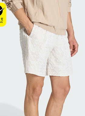 Adidas/阿迪达斯正品PRINTED SEERSUCKER 男士经典宽松短裤KX1229