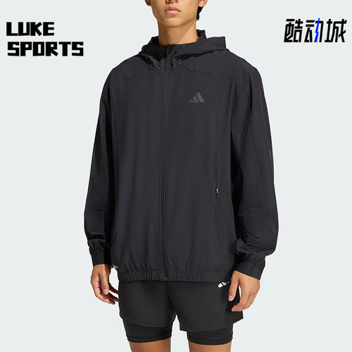 Adidas/阿迪达斯正品TECHESS TRACK-T男士健身训练夹克外套KQ7481