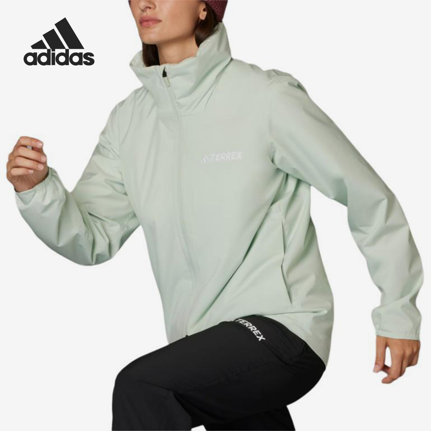 Adidas/阿迪达斯官方正品Multi Essentials 2L女士防水夹克JM8704
