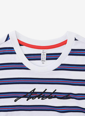 Adidas/阿迪达斯官方正品当季新款男士针织圆领时尚短袖T恤IR5822
