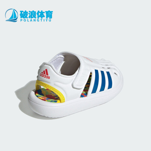 阿迪达斯小童运动时尚凉鞋