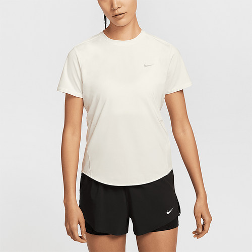Nike/耐克正品2025女士透气针织跑步经典圆领训练短袖HM9699-133