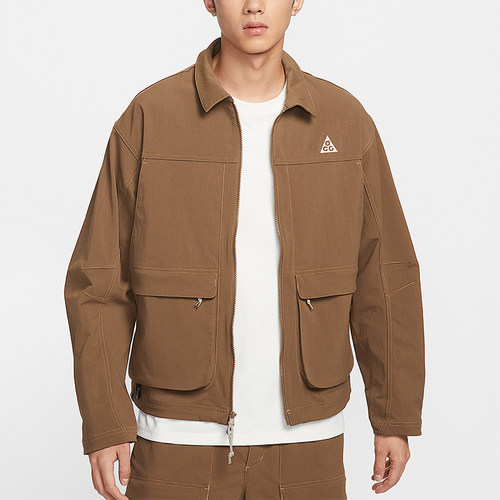 Nike/耐克正品2025冬季款男士日常翻领刺绣透气外套HV0599-235