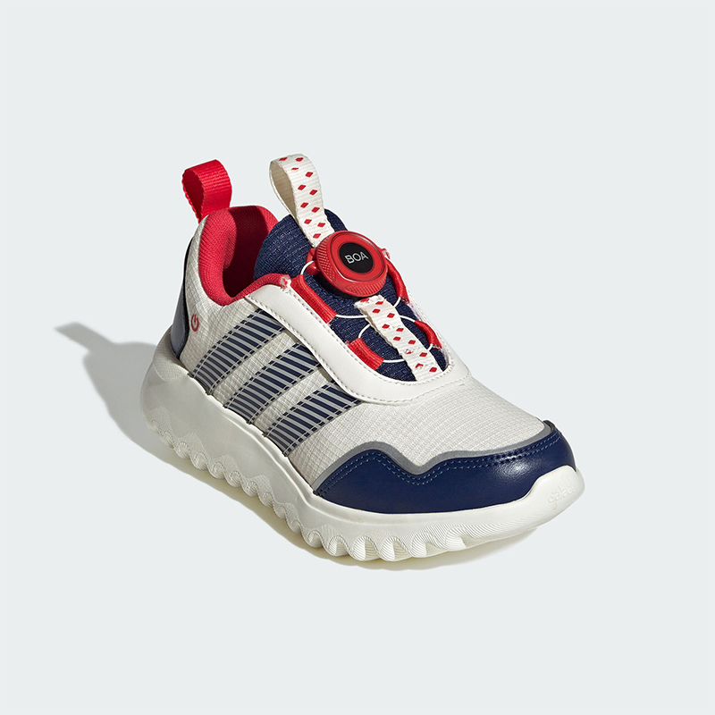 阿迪达斯小童旋转按钮运动跑步鞋