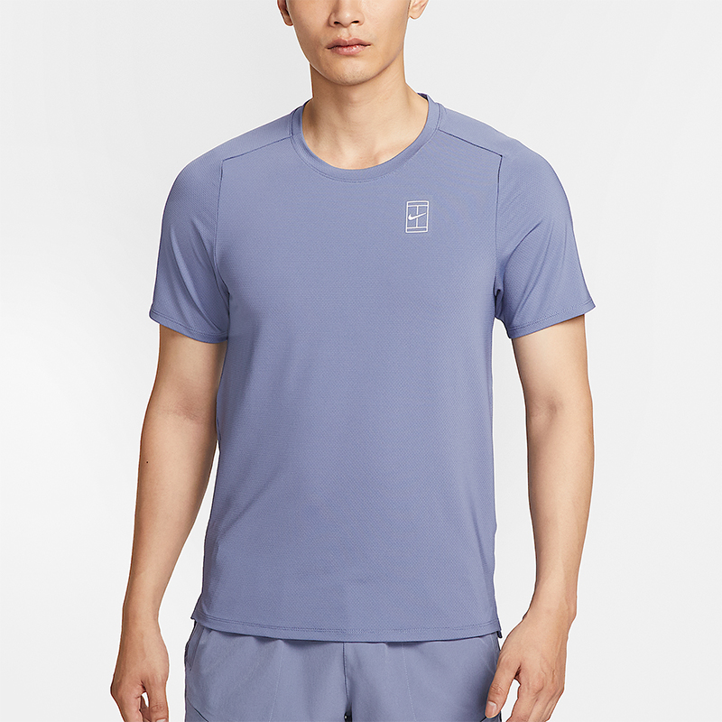Nike/耐克正品 Dri-FIT男士简约透气网球经典短袖T恤FZ6911-499