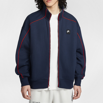 Nike/耐克正品Air男士运动针织加绒拉链复古夹克外套IF1263-451