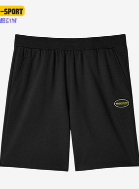 Skechers/斯凯奇正品新款男子针织透气舒适运动休闲短裤L122M111