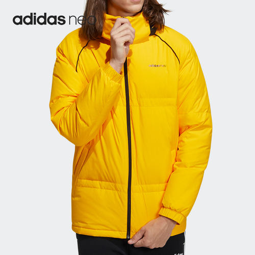 阿迪达斯NEO男子拉链运动羽绒服