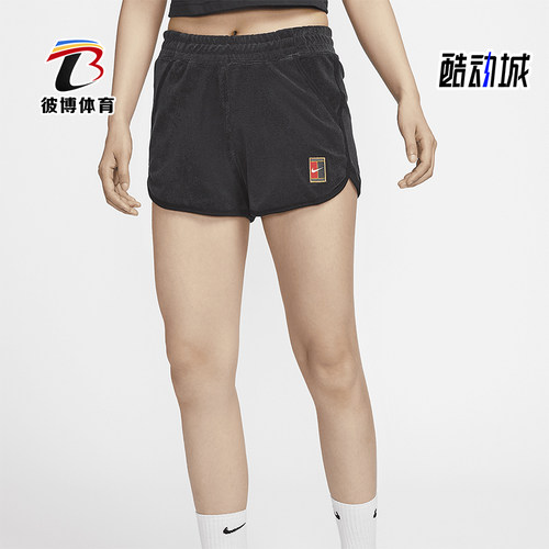 耐克女士中腰布网球短裤