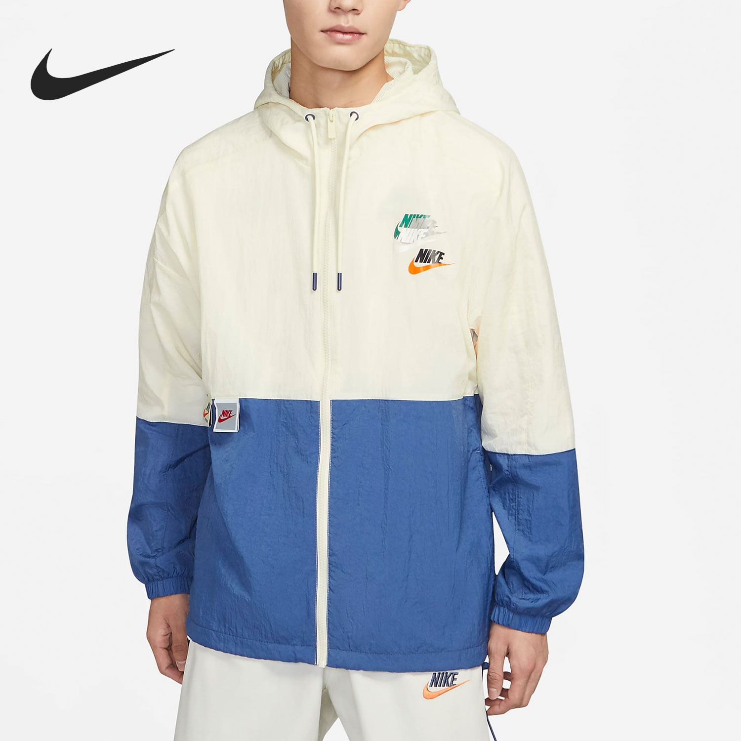 Nike/耐克正品当季新款男子宽松连帽复古梭织夹克 DV3313-244