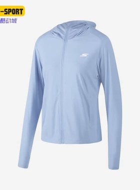 Skechers/斯凯奇正品JACKET女子连帽防晒运动夹克P223W079-0019