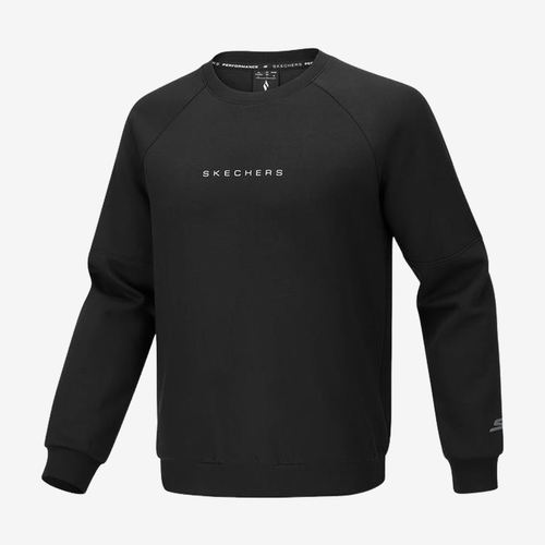 Skechers斯凯奇正品儿童款亲肤舒适圆领休闲卫衣P425M010-0018