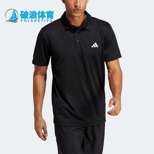 阿迪达斯男子网球运动短袖POLO衫